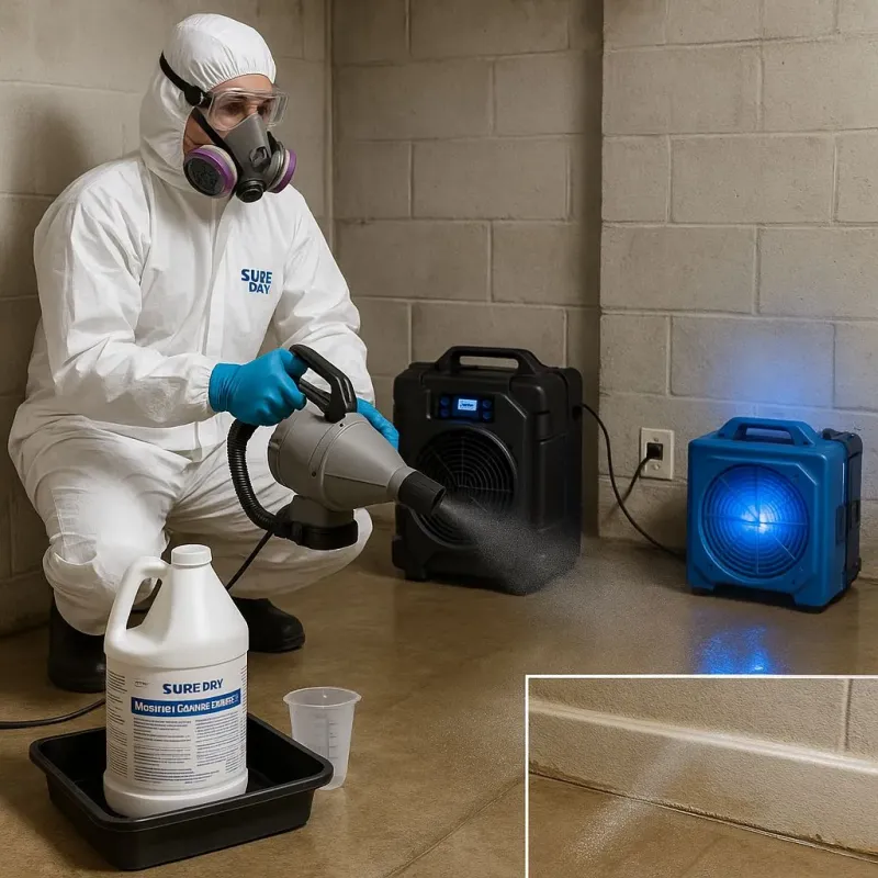 Sanitization and Odor Removal process in Dunkirk, NY